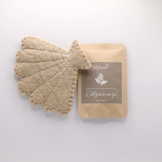 "Luna", die Muschel mit Katzenminze